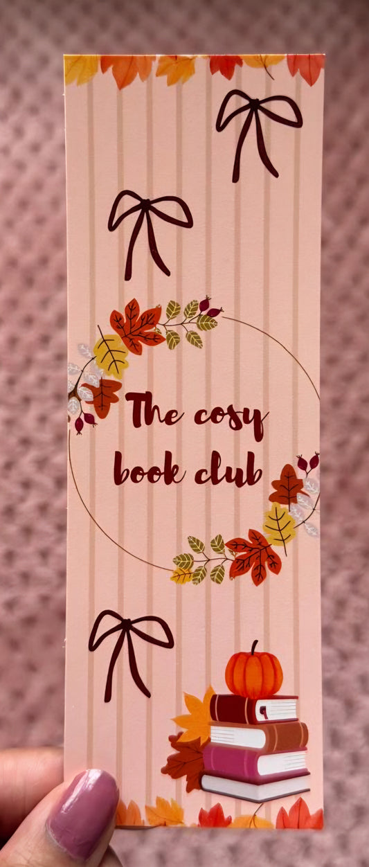 Cosy Bookclub Bookmark