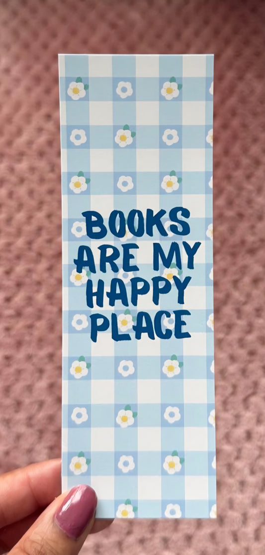Books Are My Happy Place Bookmark